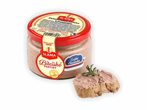 Zabijačková paštika s brusnicemi